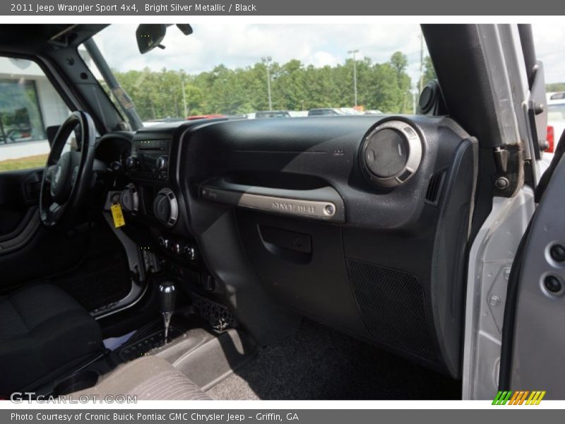 Bright Silver Metallic / Black 2011 Jeep Wrangler Sport 4x4