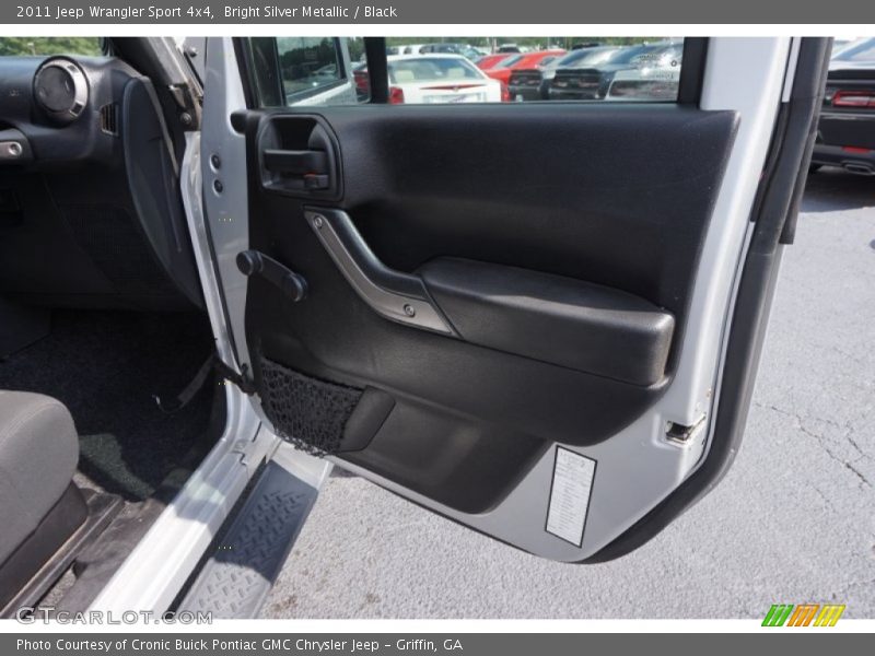 Bright Silver Metallic / Black 2011 Jeep Wrangler Sport 4x4