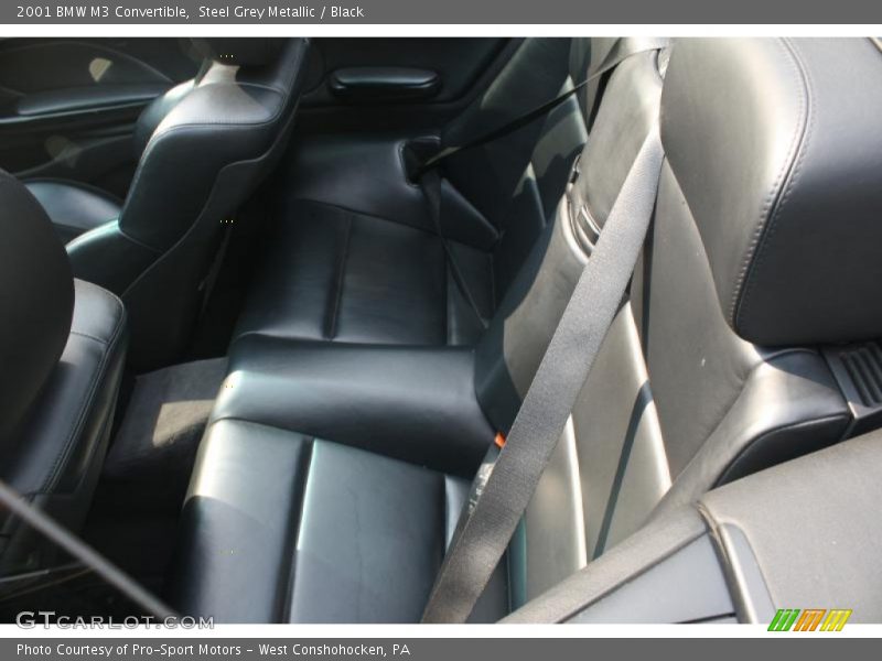 Rear Seat of 2001 M3 Convertible