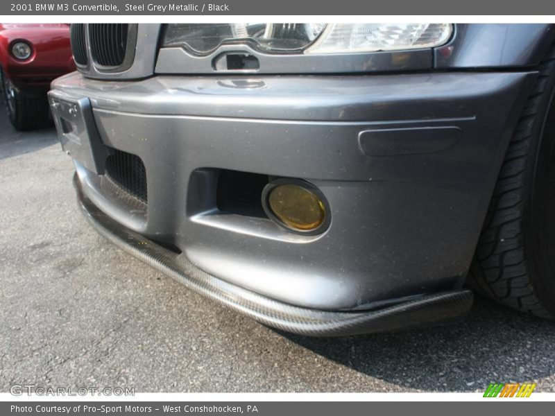 Steel Grey Metallic / Black 2001 BMW M3 Convertible