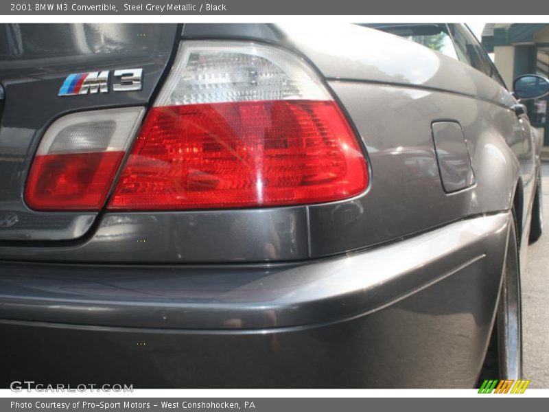Steel Grey Metallic / Black 2001 BMW M3 Convertible
