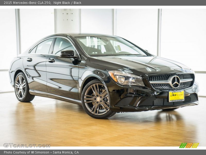 Night Black / Black 2015 Mercedes-Benz CLA 250