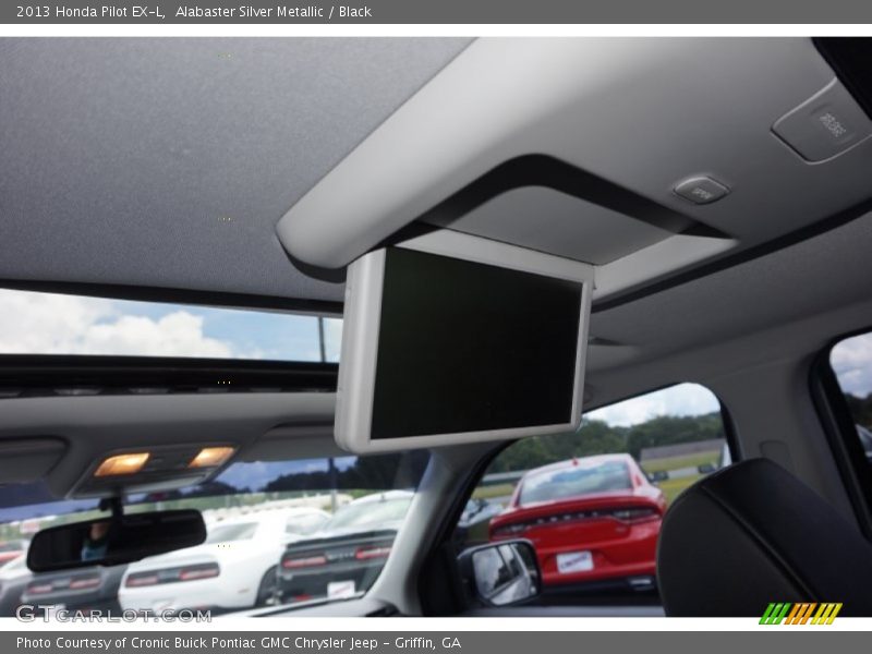 Alabaster Silver Metallic / Black 2013 Honda Pilot EX-L