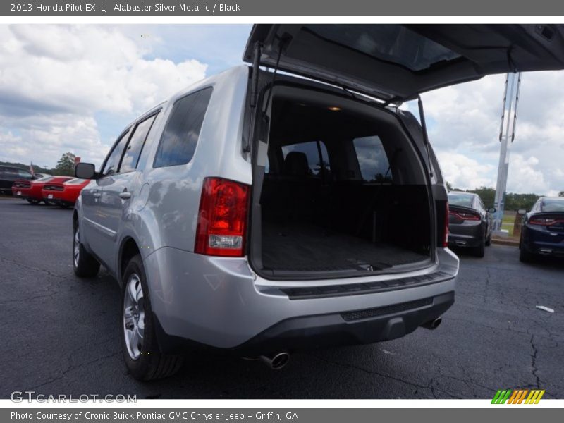 Alabaster Silver Metallic / Black 2013 Honda Pilot EX-L
