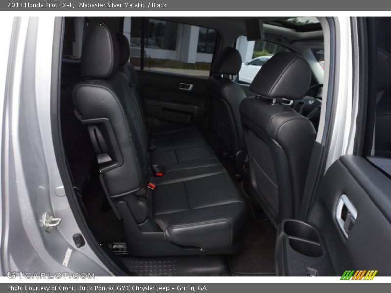Alabaster Silver Metallic / Black 2013 Honda Pilot EX-L