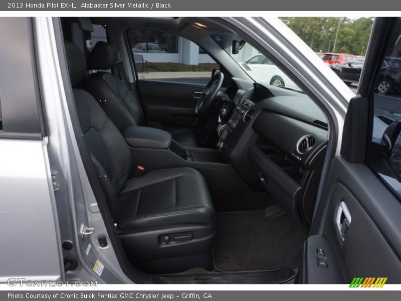 Alabaster Silver Metallic / Black 2013 Honda Pilot EX-L