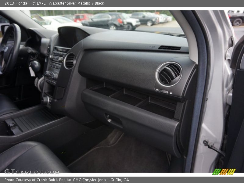 Alabaster Silver Metallic / Black 2013 Honda Pilot EX-L