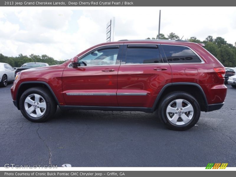 Deep Cherry Red Crystal Pearl / Black 2013 Jeep Grand Cherokee Laredo