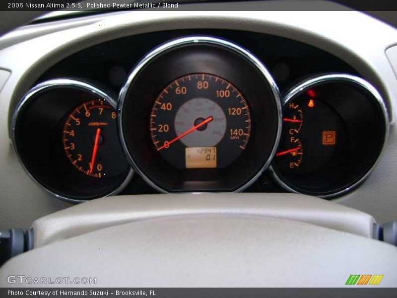 Polished Pewter Metallic / Blond 2006 Nissan Altima 2.5 S