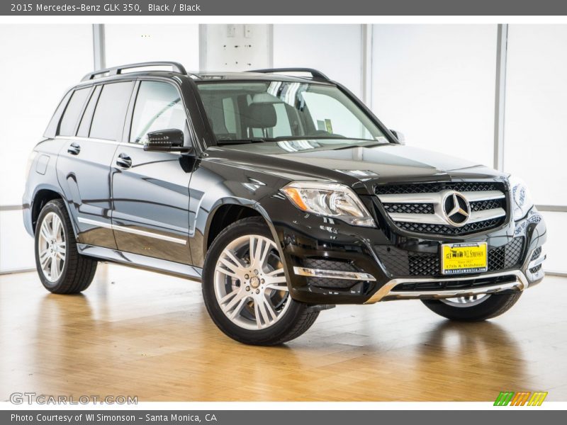 Black / Black 2015 Mercedes-Benz GLK 350