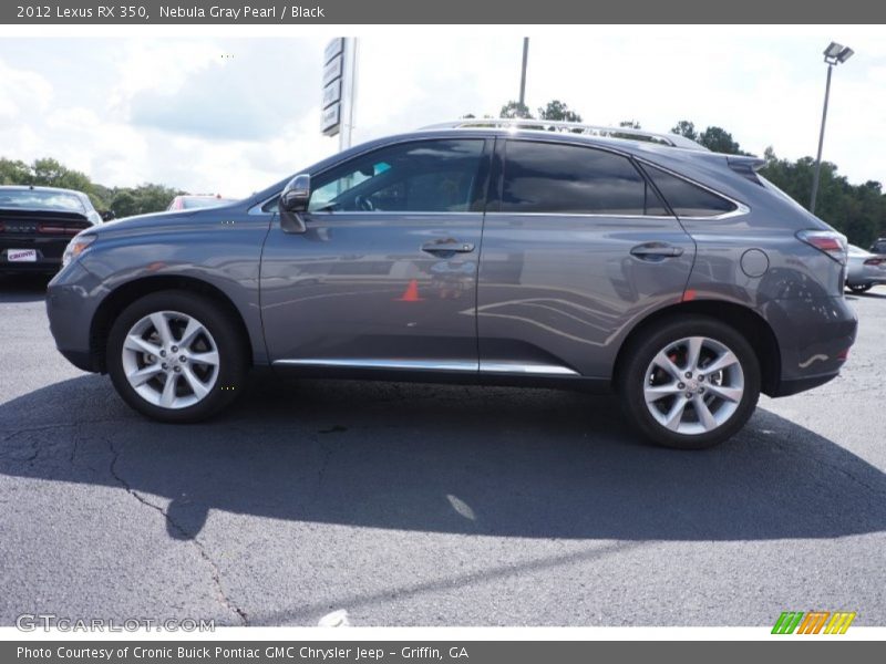 Nebula Gray Pearl / Black 2012 Lexus RX 350