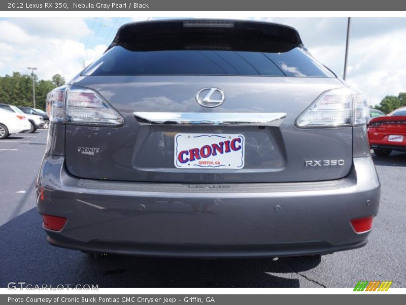 Nebula Gray Pearl / Black 2012 Lexus RX 350
