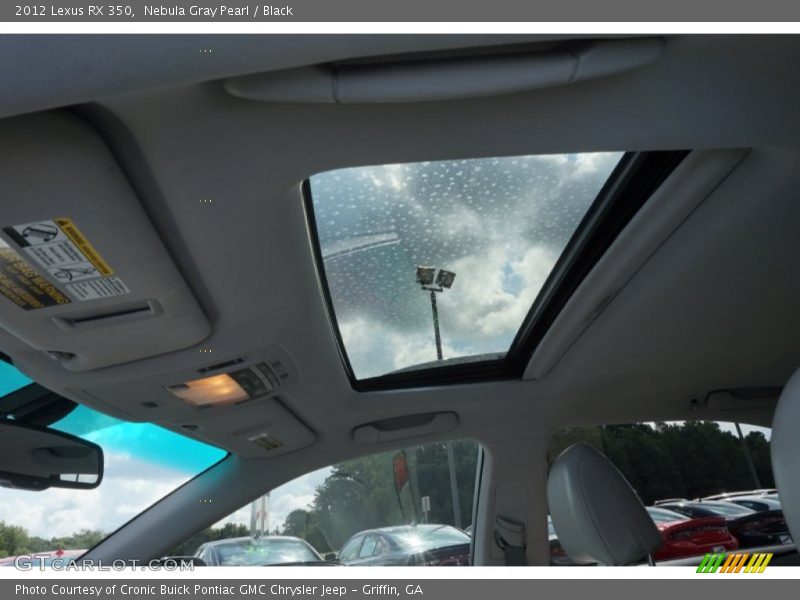 Nebula Gray Pearl / Black 2012 Lexus RX 350