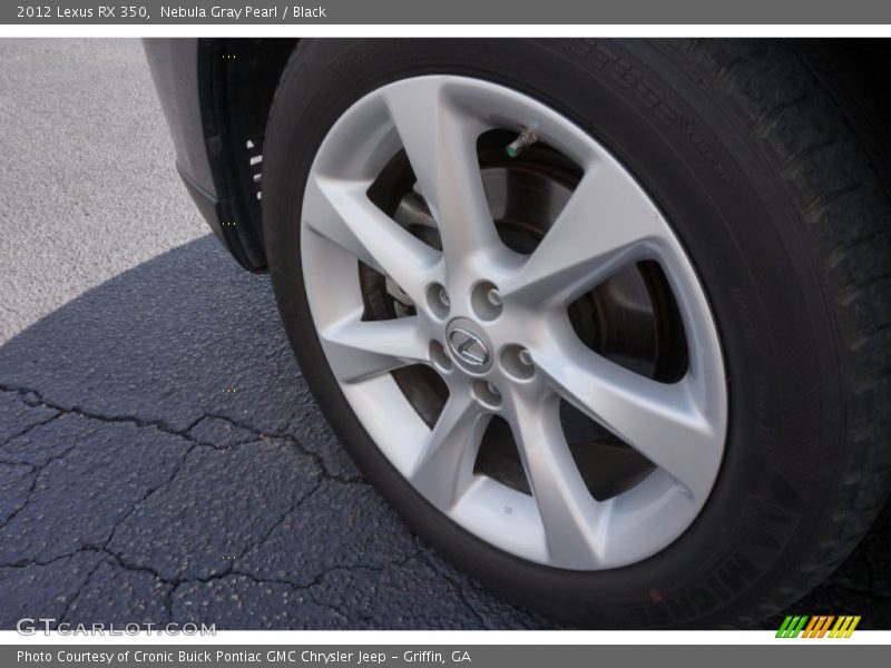 Nebula Gray Pearl / Black 2012 Lexus RX 350