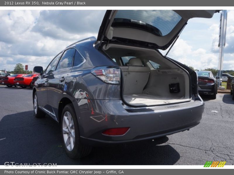 Nebula Gray Pearl / Black 2012 Lexus RX 350