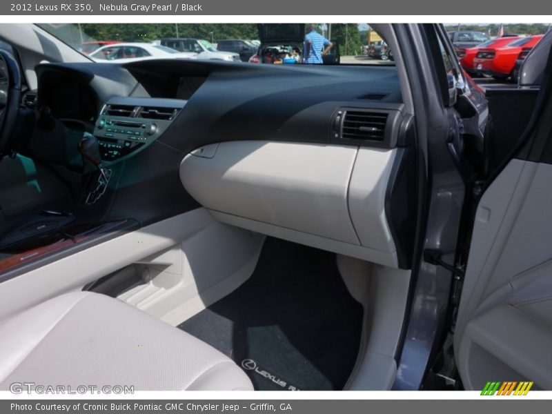 Nebula Gray Pearl / Black 2012 Lexus RX 350