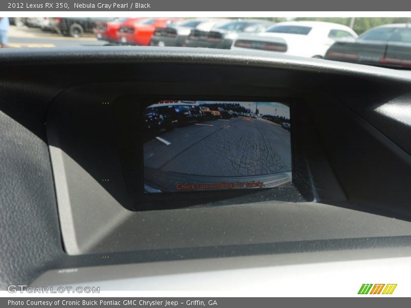 Nebula Gray Pearl / Black 2012 Lexus RX 350