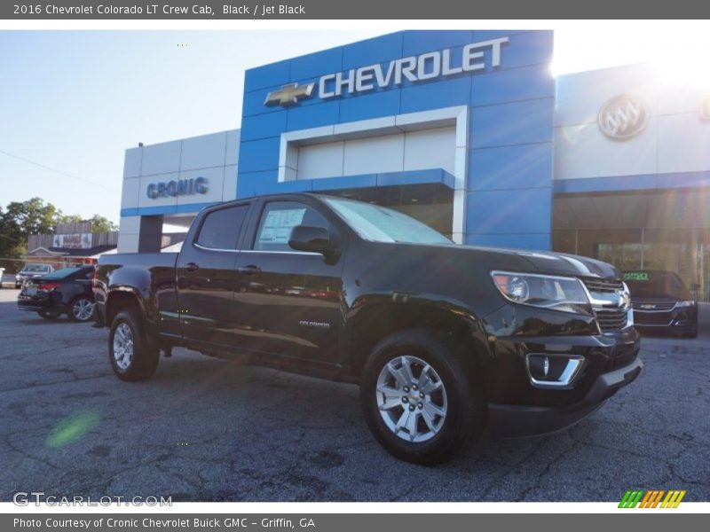Black / Jet Black 2016 Chevrolet Colorado LT Crew Cab