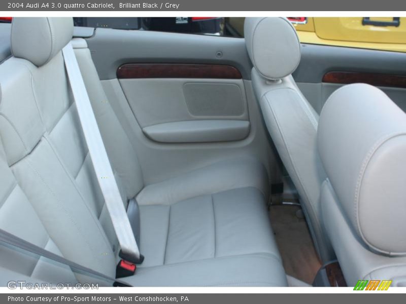 Brilliant Black / Grey 2004 Audi A4 3.0 quattro Cabriolet