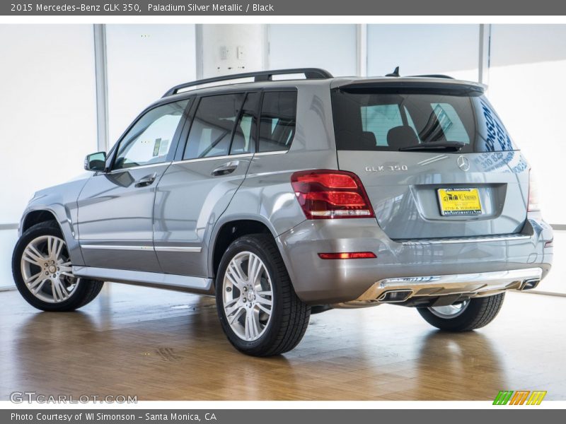 Paladium Silver Metallic / Black 2015 Mercedes-Benz GLK 350