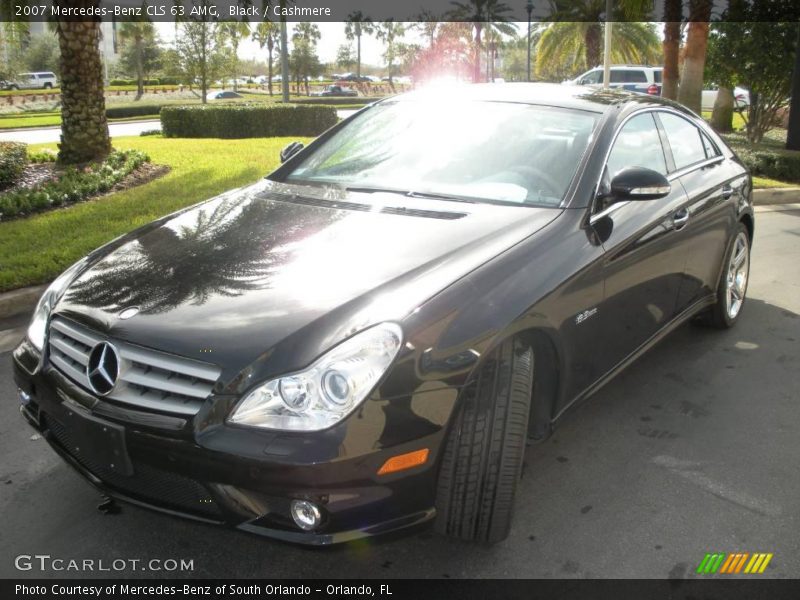 Black / Cashmere 2007 Mercedes-Benz CLS 63 AMG
