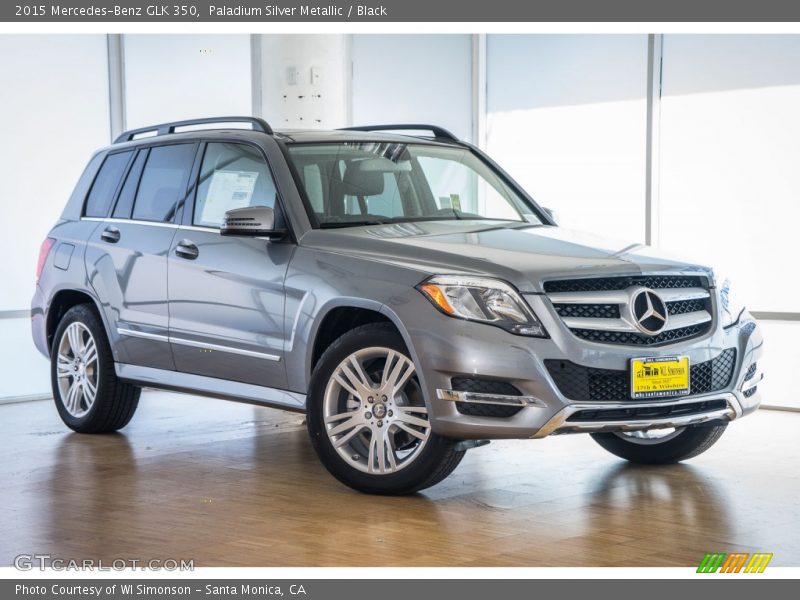 Paladium Silver Metallic / Black 2015 Mercedes-Benz GLK 350