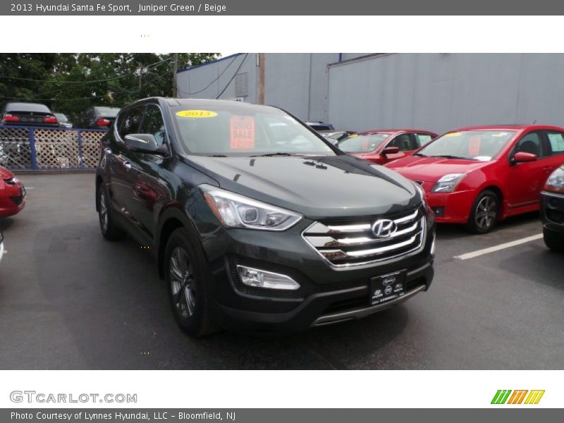 Juniper Green / Beige 2013 Hyundai Santa Fe Sport