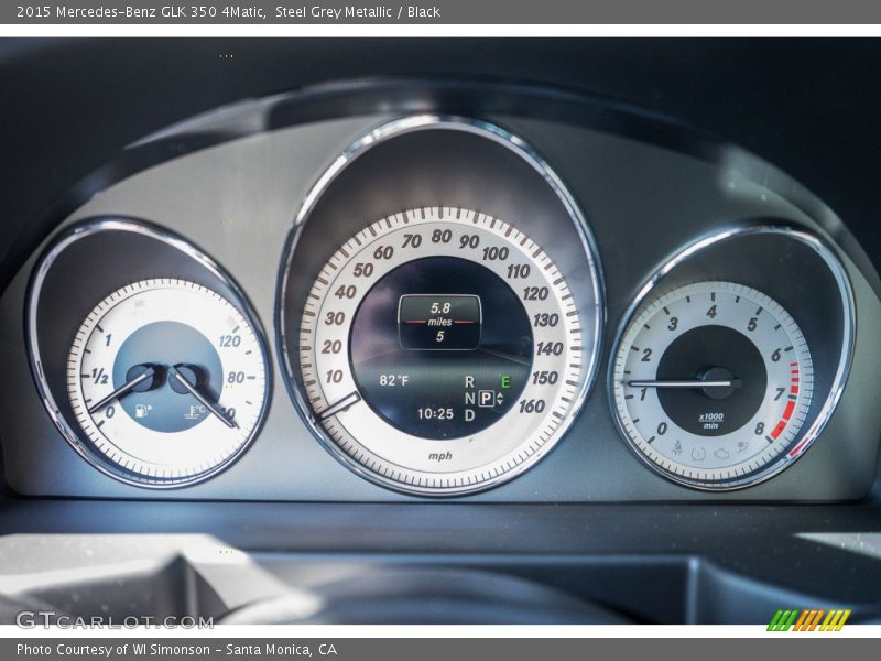 Steel Grey Metallic / Black 2015 Mercedes-Benz GLK 350 4Matic