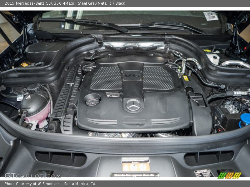 Steel Grey Metallic / Black 2015 Mercedes-Benz GLK 350 4Matic