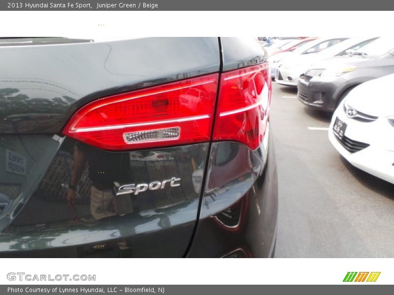 Juniper Green / Beige 2013 Hyundai Santa Fe Sport