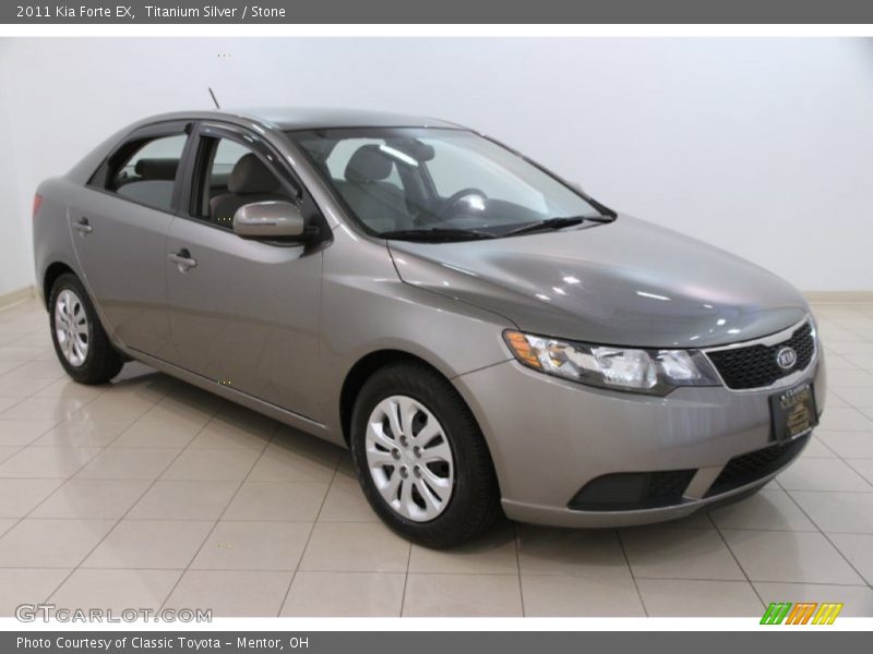 Titanium Silver / Stone 2011 Kia Forte EX