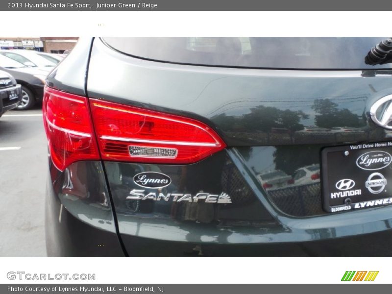Juniper Green / Beige 2013 Hyundai Santa Fe Sport