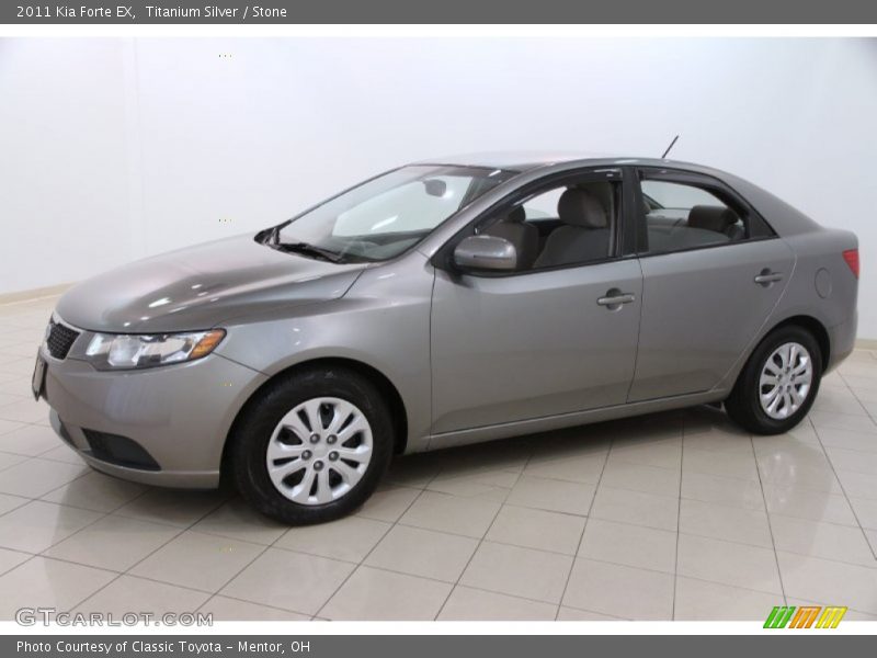 Titanium Silver / Stone 2011 Kia Forte EX