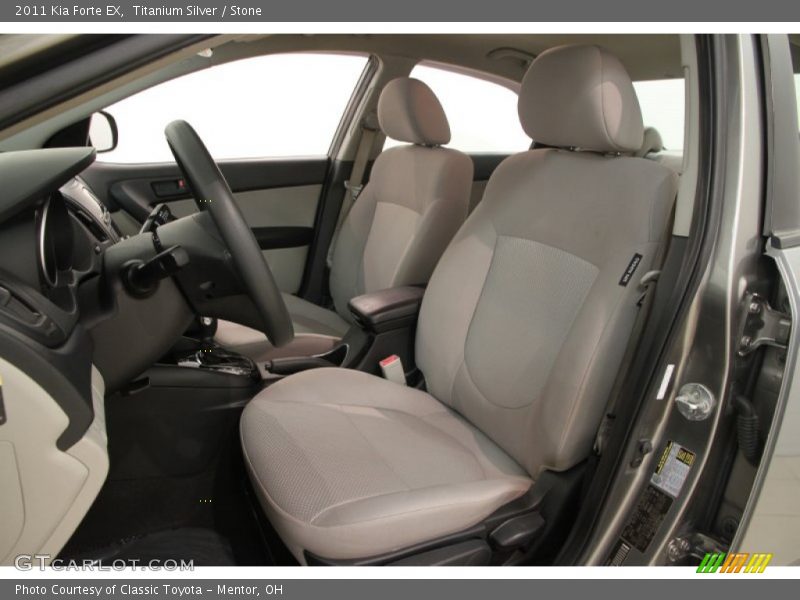 Titanium Silver / Stone 2011 Kia Forte EX