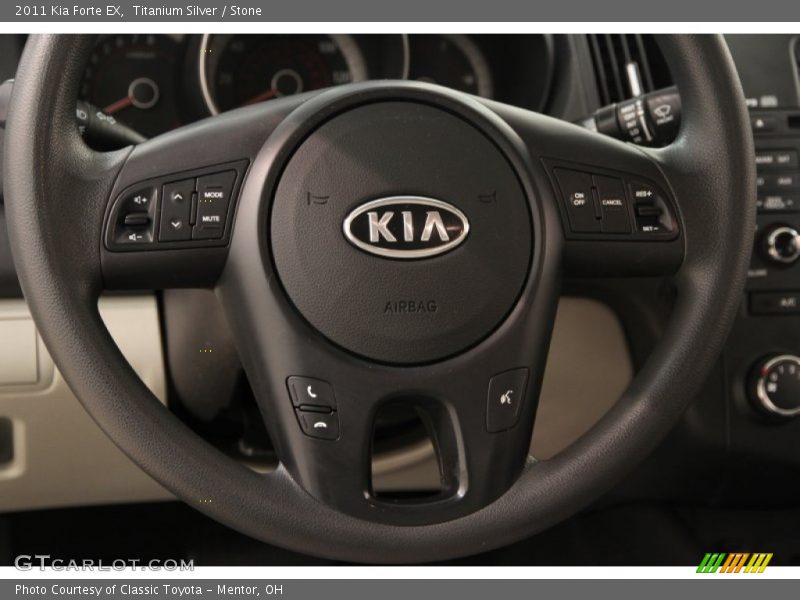 Titanium Silver / Stone 2011 Kia Forte EX