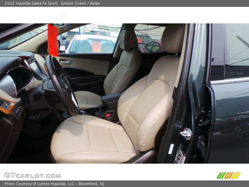 Juniper Green / Beige 2013 Hyundai Santa Fe Sport
