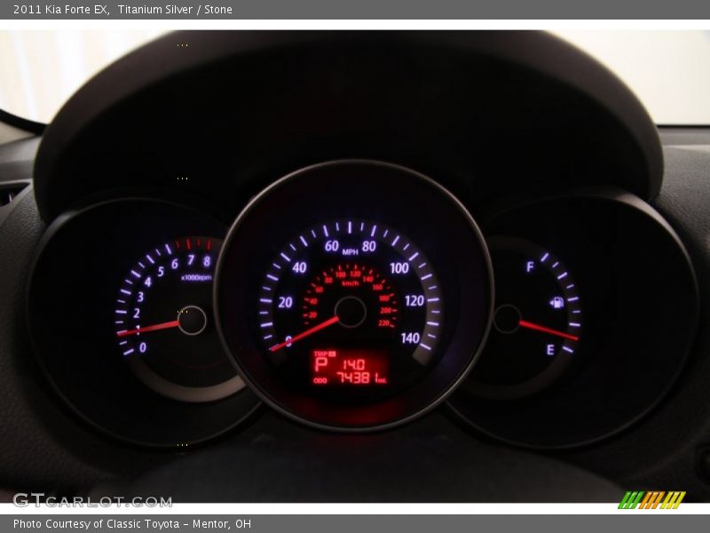 Titanium Silver / Stone 2011 Kia Forte EX
