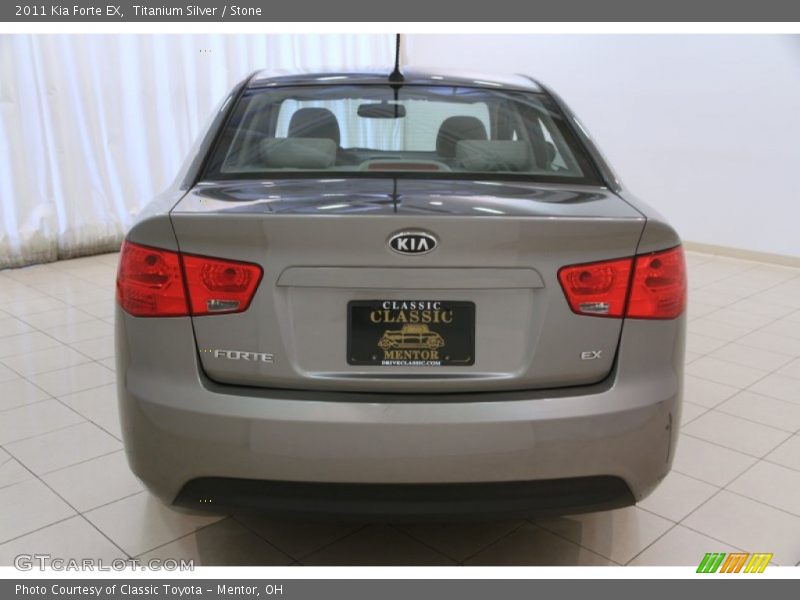 Titanium Silver / Stone 2011 Kia Forte EX
