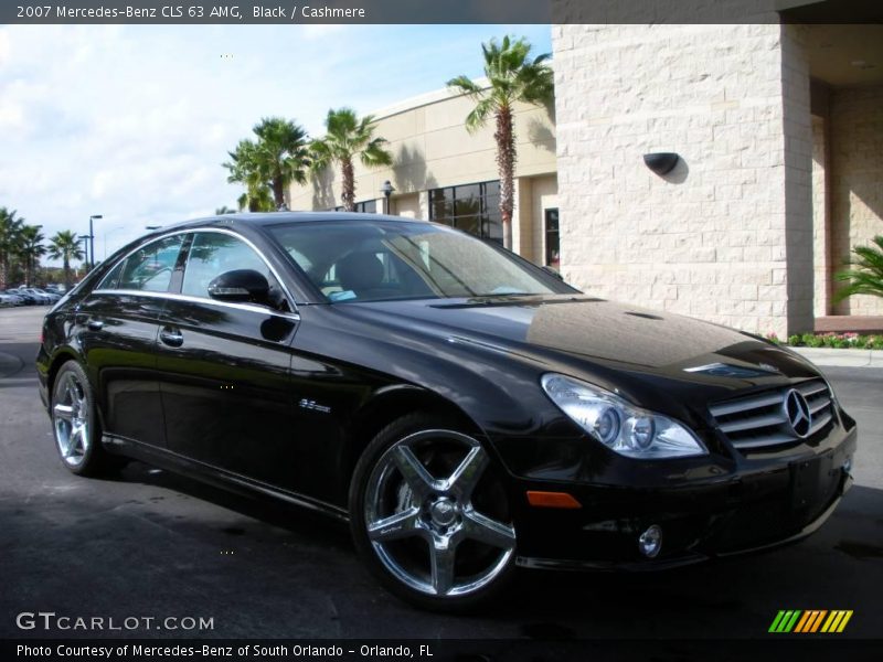 Black / Cashmere 2007 Mercedes-Benz CLS 63 AMG