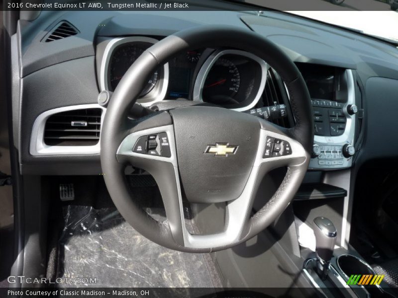 Tungsten Metallic / Jet Black 2016 Chevrolet Equinox LT AWD