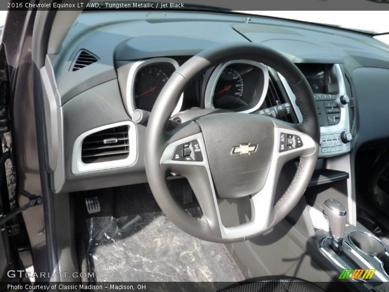 Tungsten Metallic / Jet Black 2016 Chevrolet Equinox LT AWD