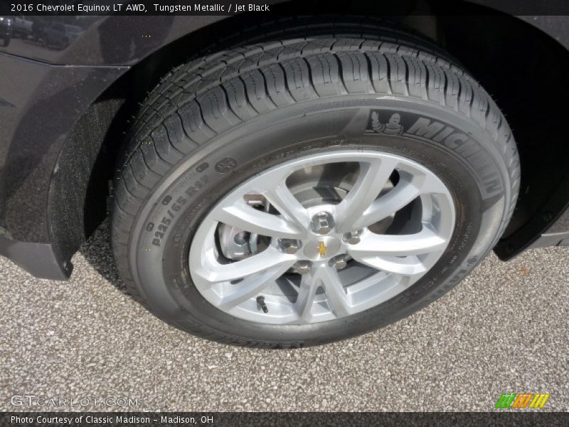 Tungsten Metallic / Jet Black 2016 Chevrolet Equinox LT AWD