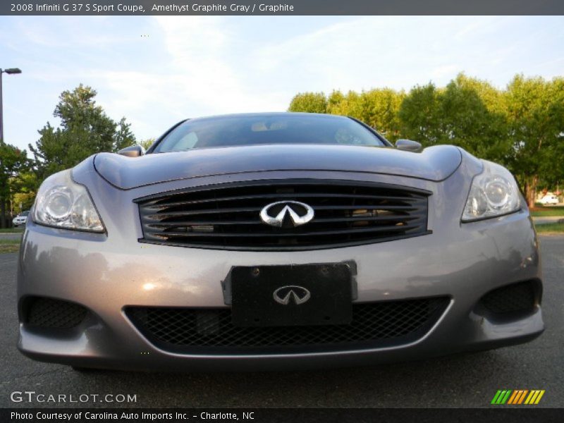 Amethyst Graphite Gray / Graphite 2008 Infiniti G 37 S Sport Coupe