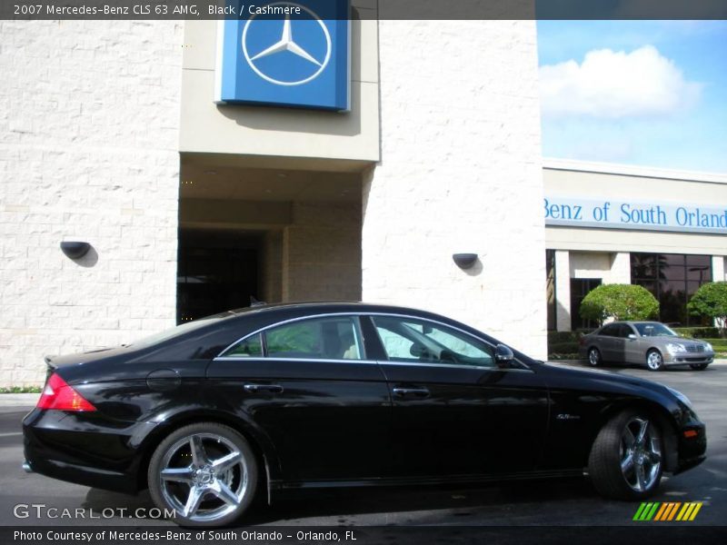 Black / Cashmere 2007 Mercedes-Benz CLS 63 AMG