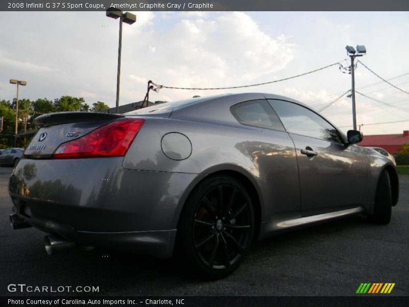 Amethyst Graphite Gray / Graphite 2008 Infiniti G 37 S Sport Coupe