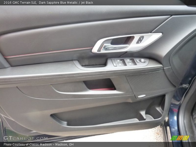 Dark Sapphire Blue Metallic / Jet Black 2016 GMC Terrain SLE