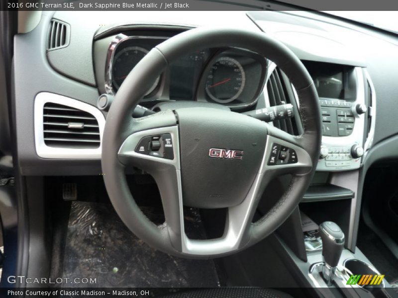 Dark Sapphire Blue Metallic / Jet Black 2016 GMC Terrain SLE