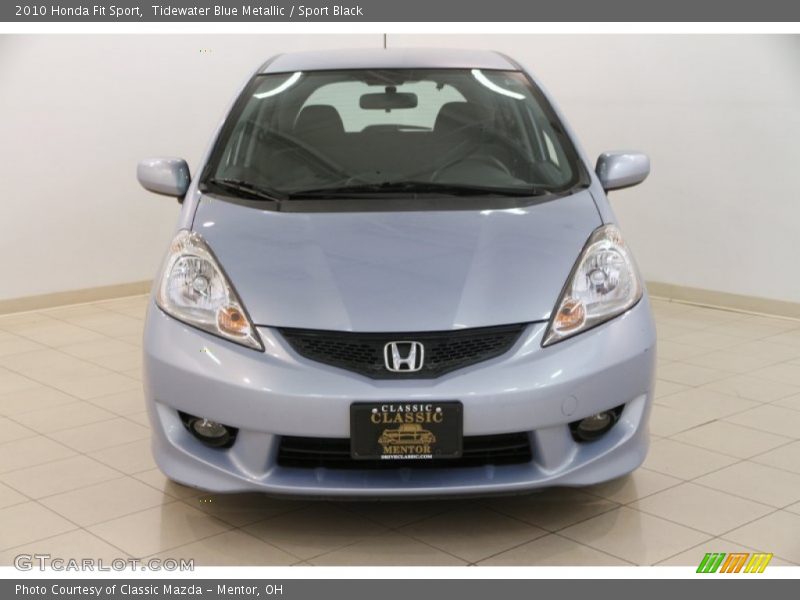 Tidewater Blue Metallic / Sport Black 2010 Honda Fit Sport