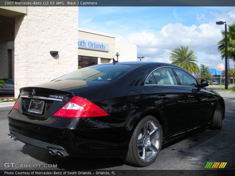 Black / Cashmere 2007 Mercedes-Benz CLS 63 AMG