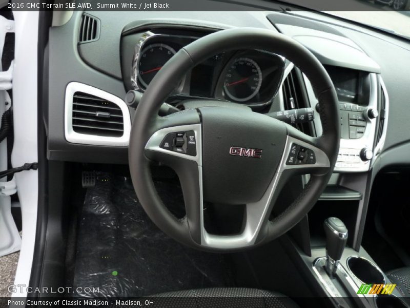 Summit White / Jet Black 2016 GMC Terrain SLE AWD